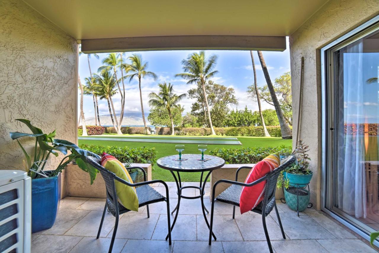 Ocean-View Kihei Condo With Lanai Steps To Beach! Экстерьер фото