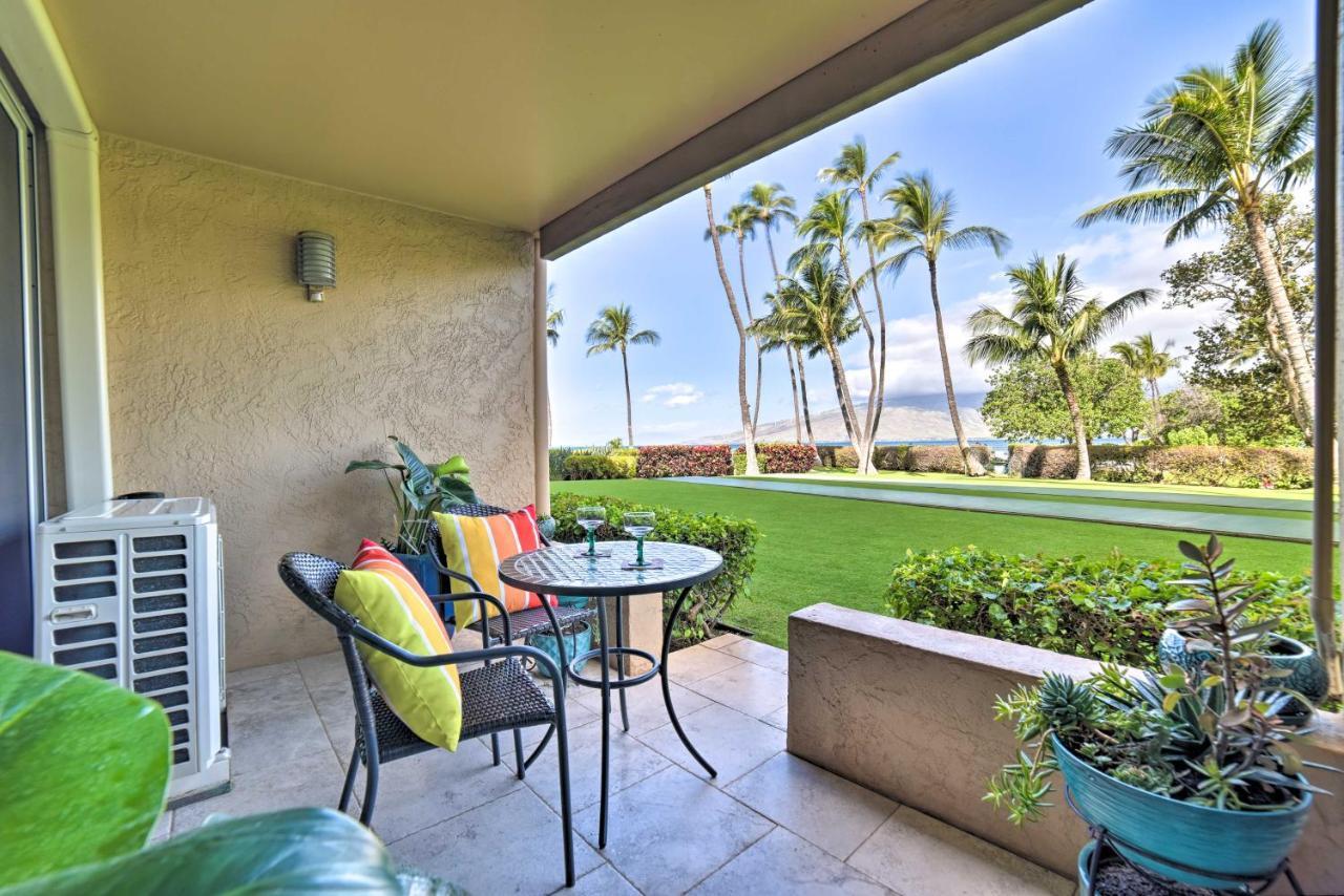 Ocean-View Kihei Condo With Lanai Steps To Beach! Экстерьер фото