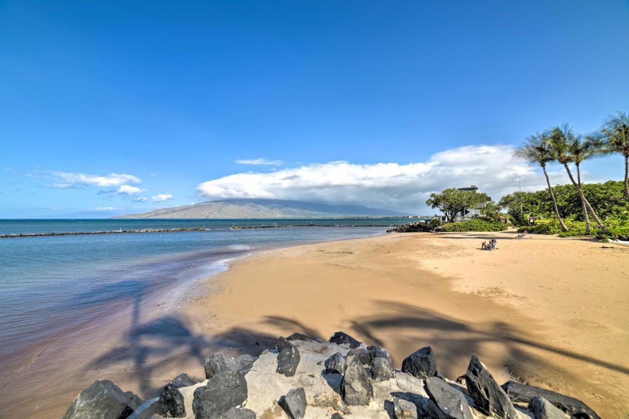 Ocean-View Kihei Condo With Lanai Steps To Beach! Экстерьер фото